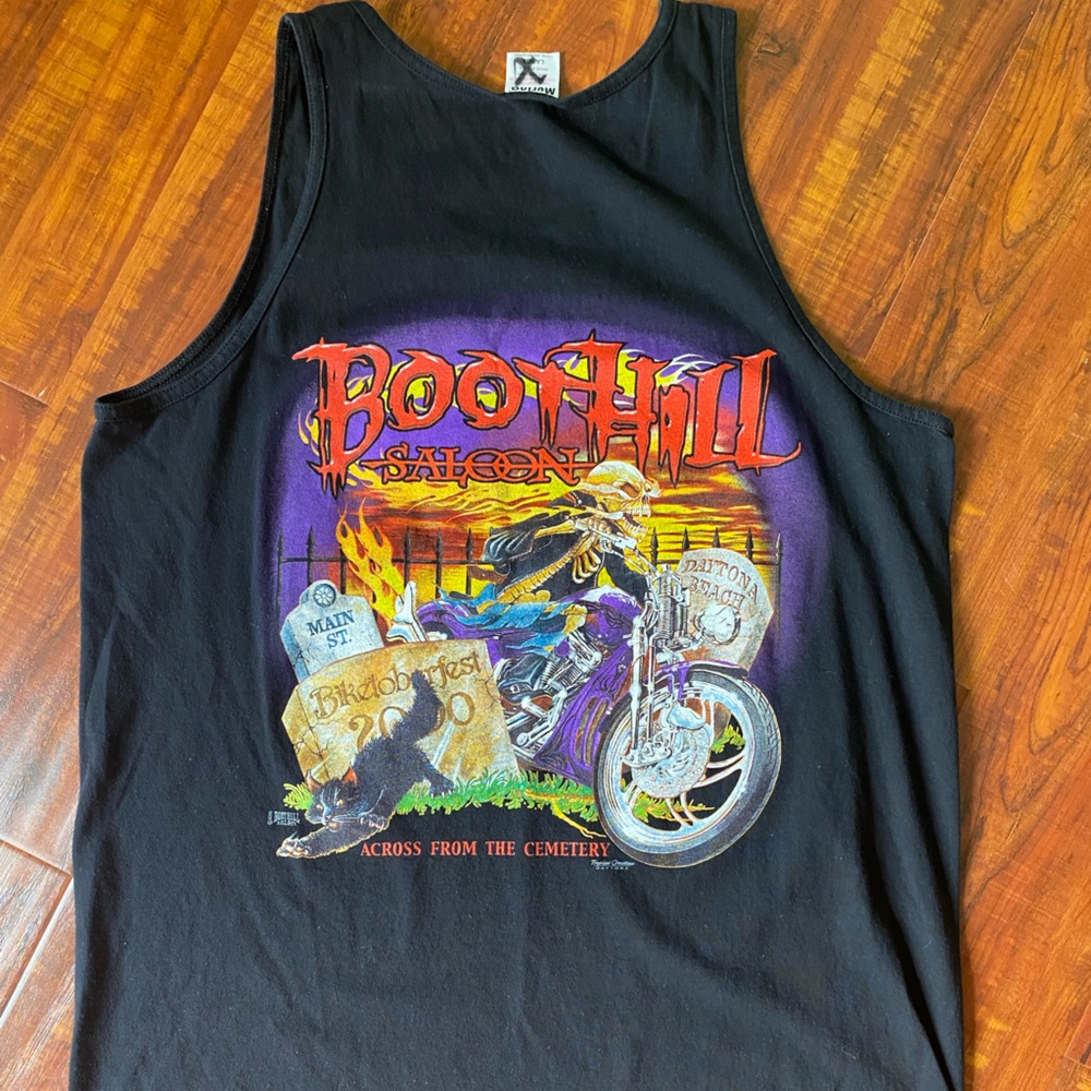 Black tank top biketoberfest year 2000